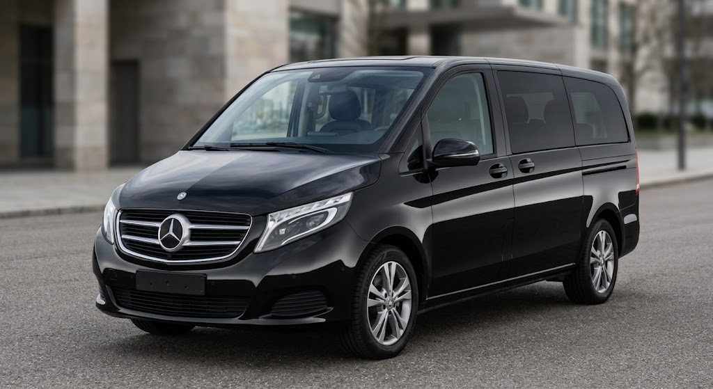 Shuttle van for group Otopeni airport transfer